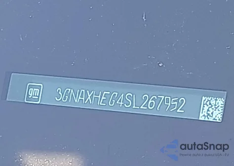 2025 Chevrolet Equinox Fwd Lt из США, поврежденный, VIN 3GNAXHEG4SL267952